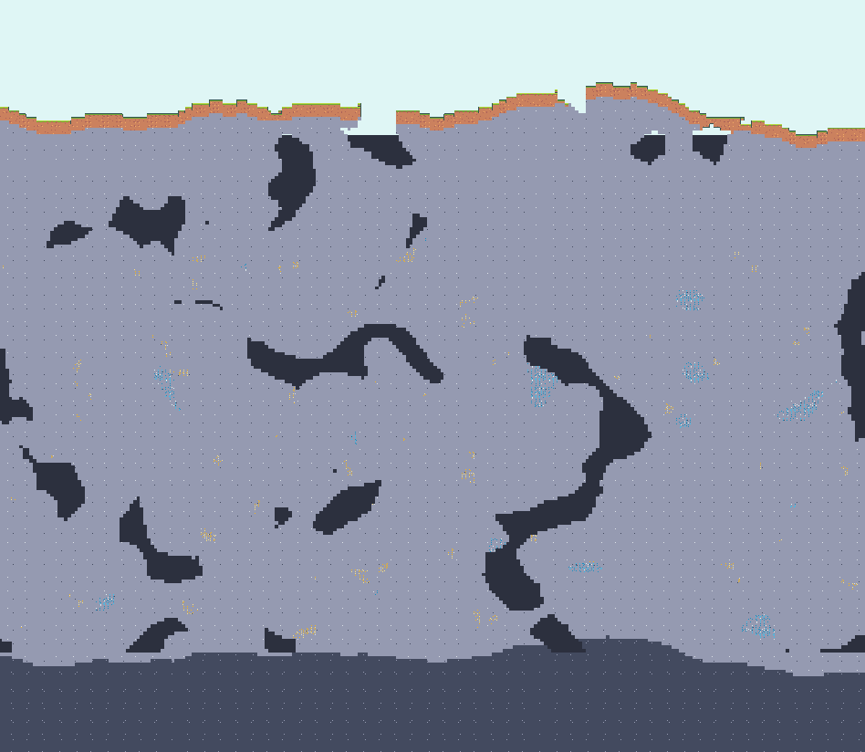 Terraria-like terrain using 2 generators and a carver modifier