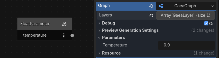 generator parameters