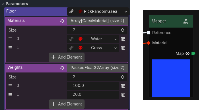 Pick Random material example